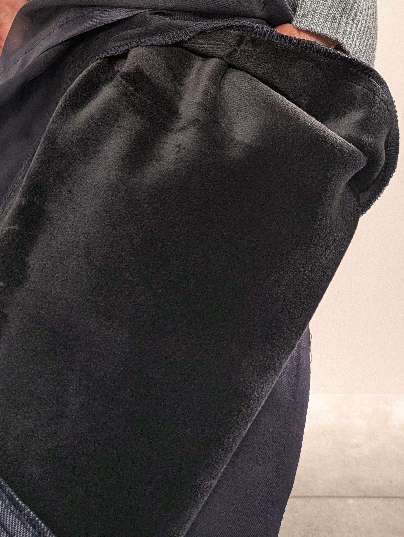 Sheer Hem Bomber Heat Skirt