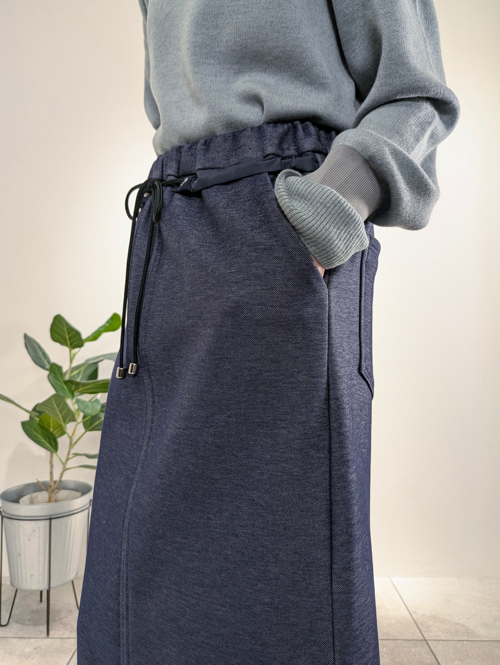 Sheer Hem Bomber Heat Skirt