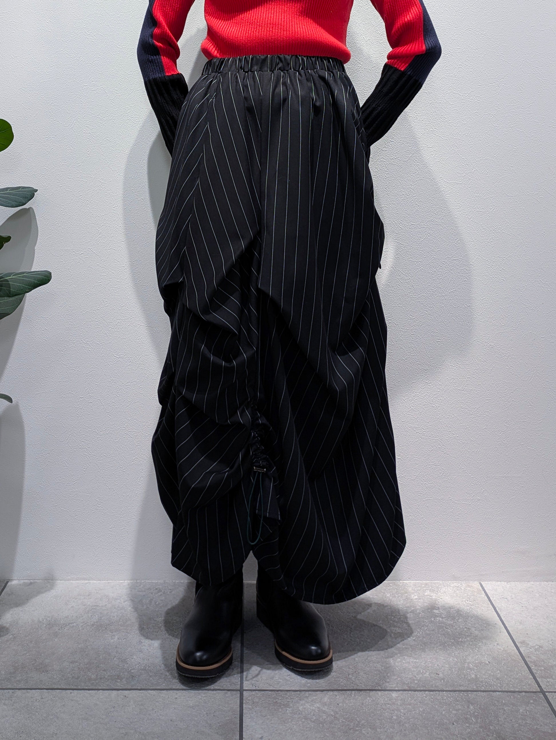 Drawstring design skirt