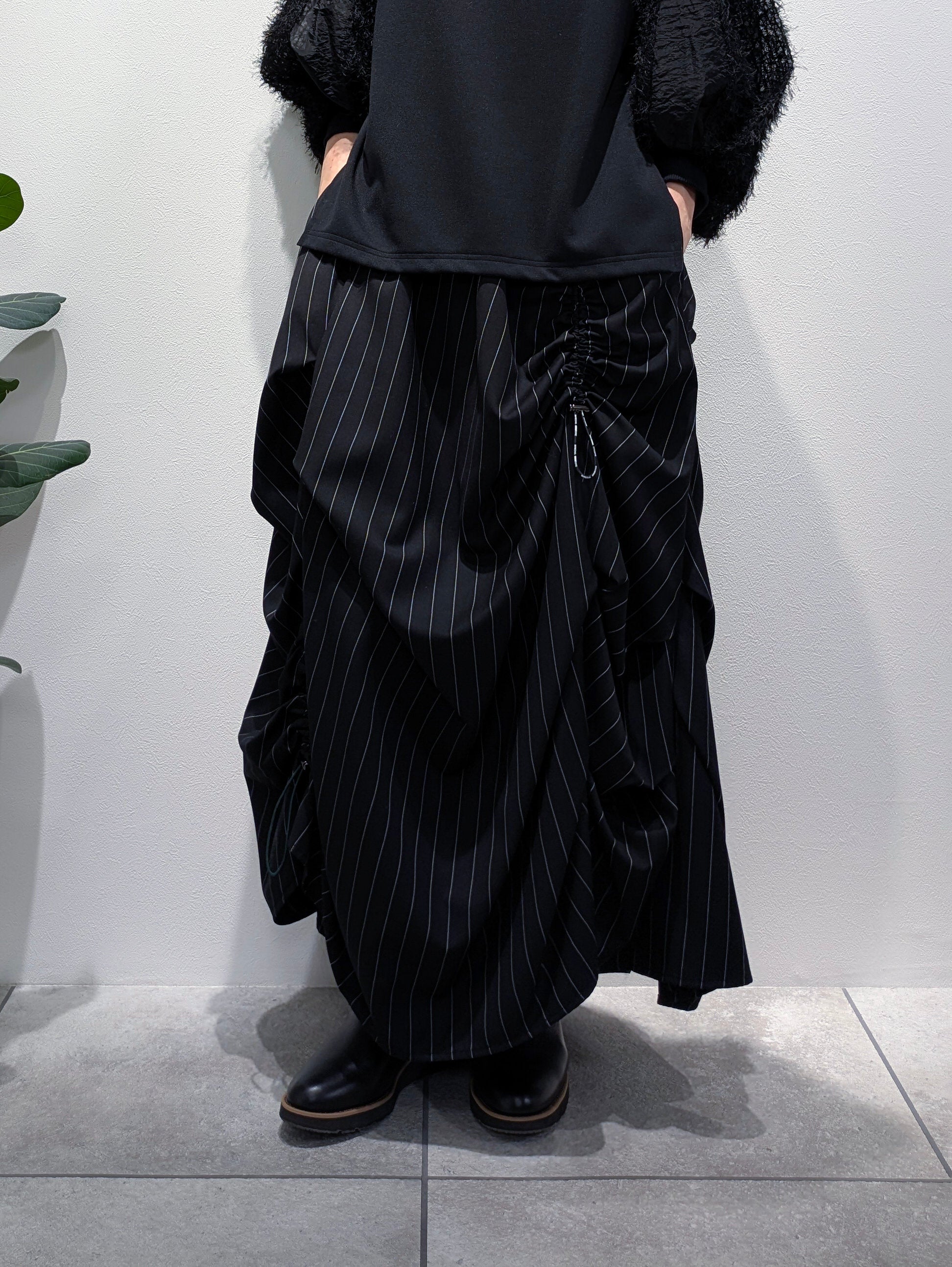 Drawstring design skirt