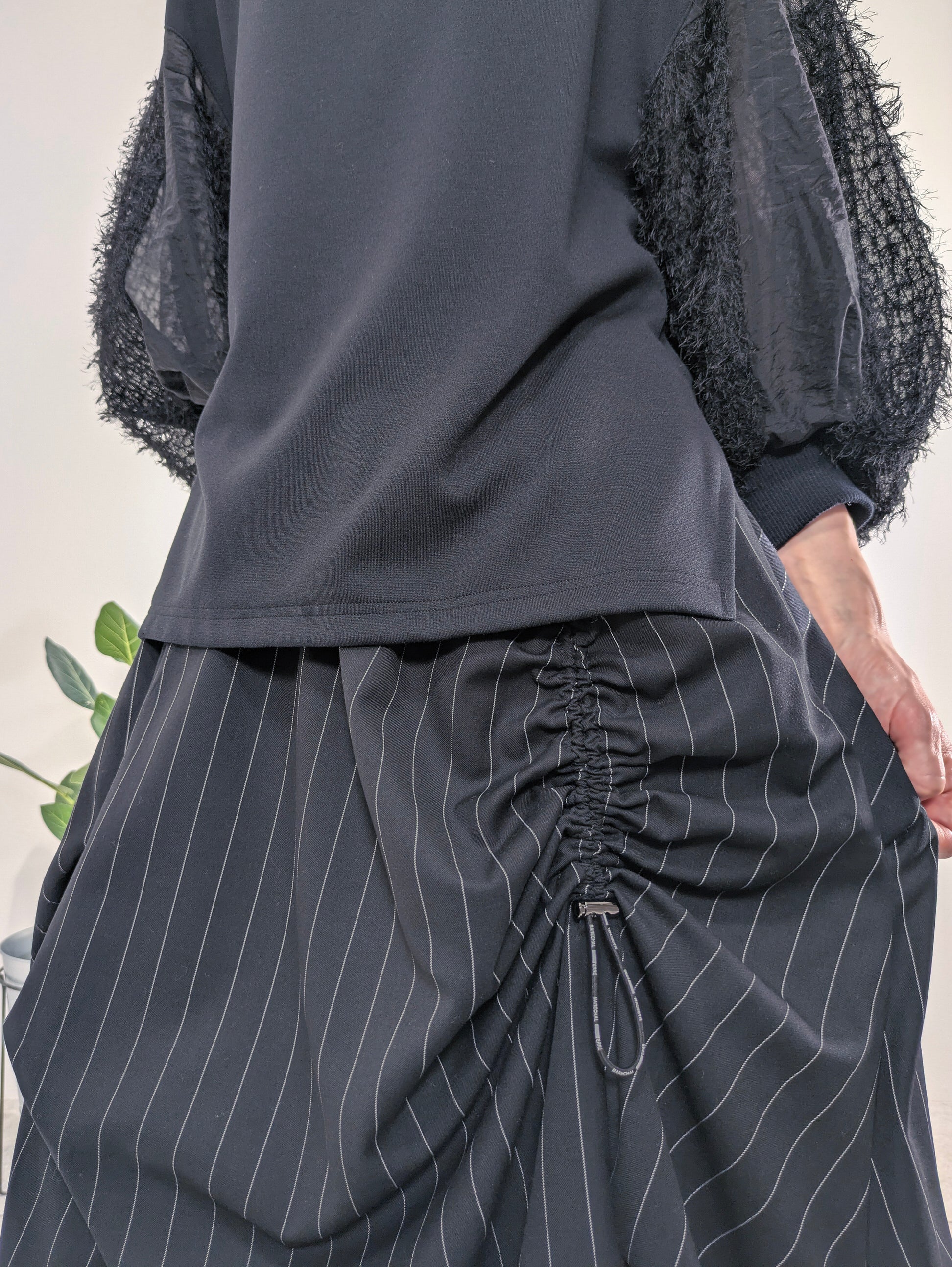 Drawstring design skirt