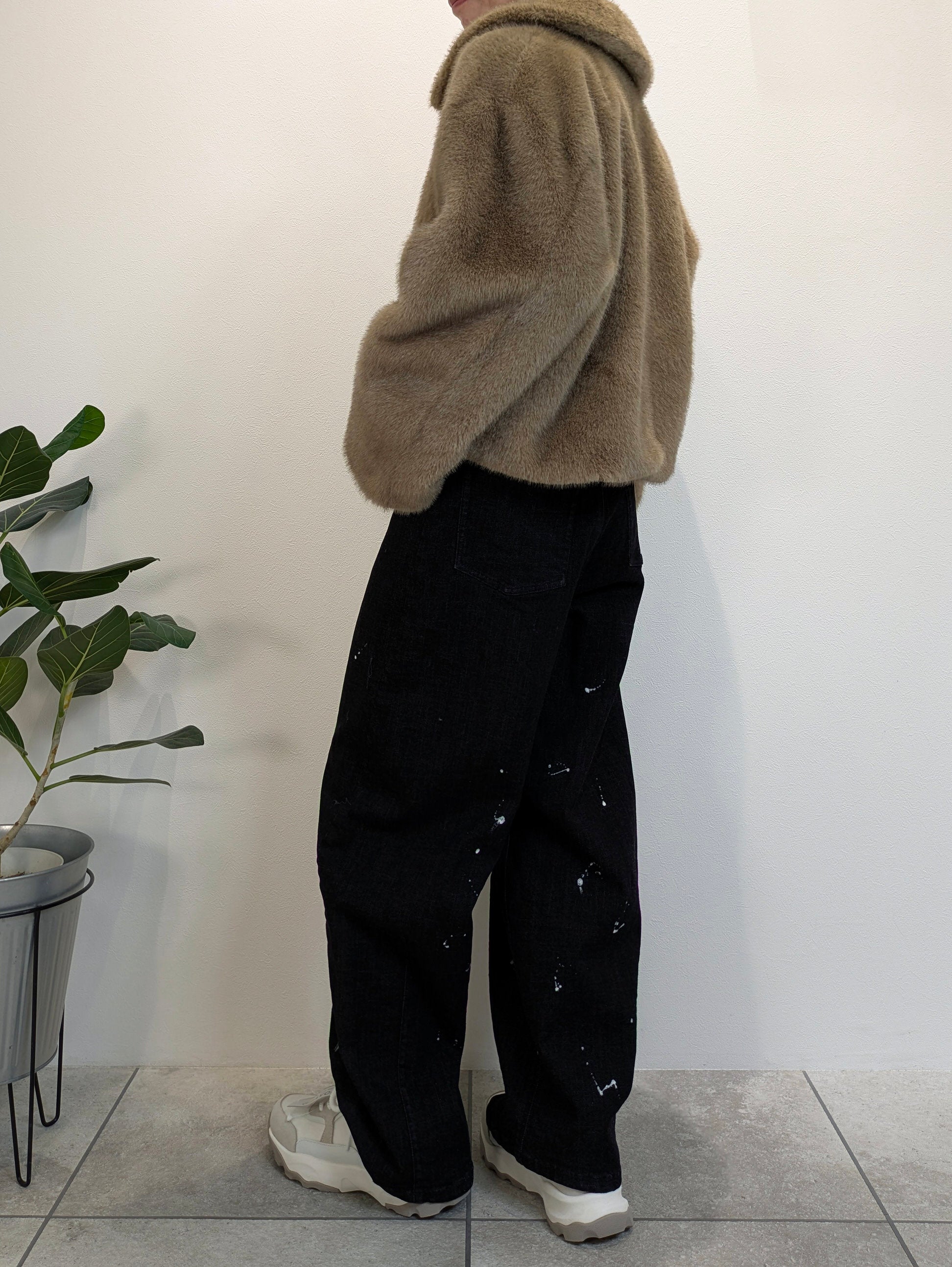 Eco Fur Short Jacket