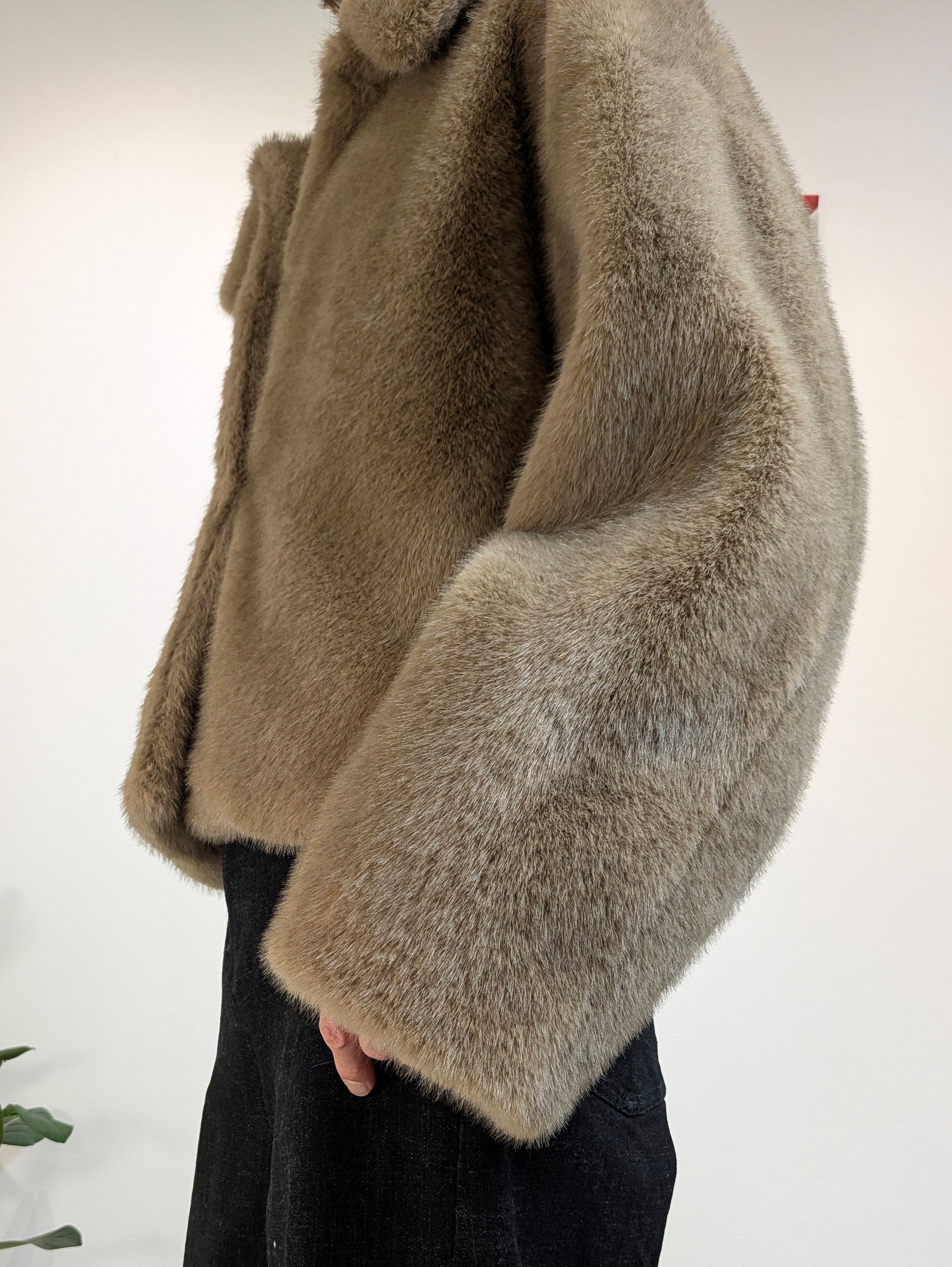 Eco Fur Short Jacket