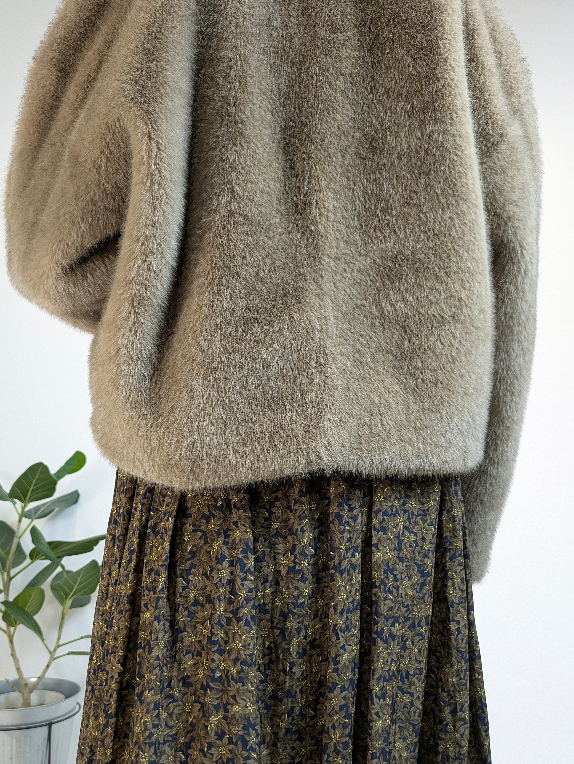 Eco Fur Short Jacket