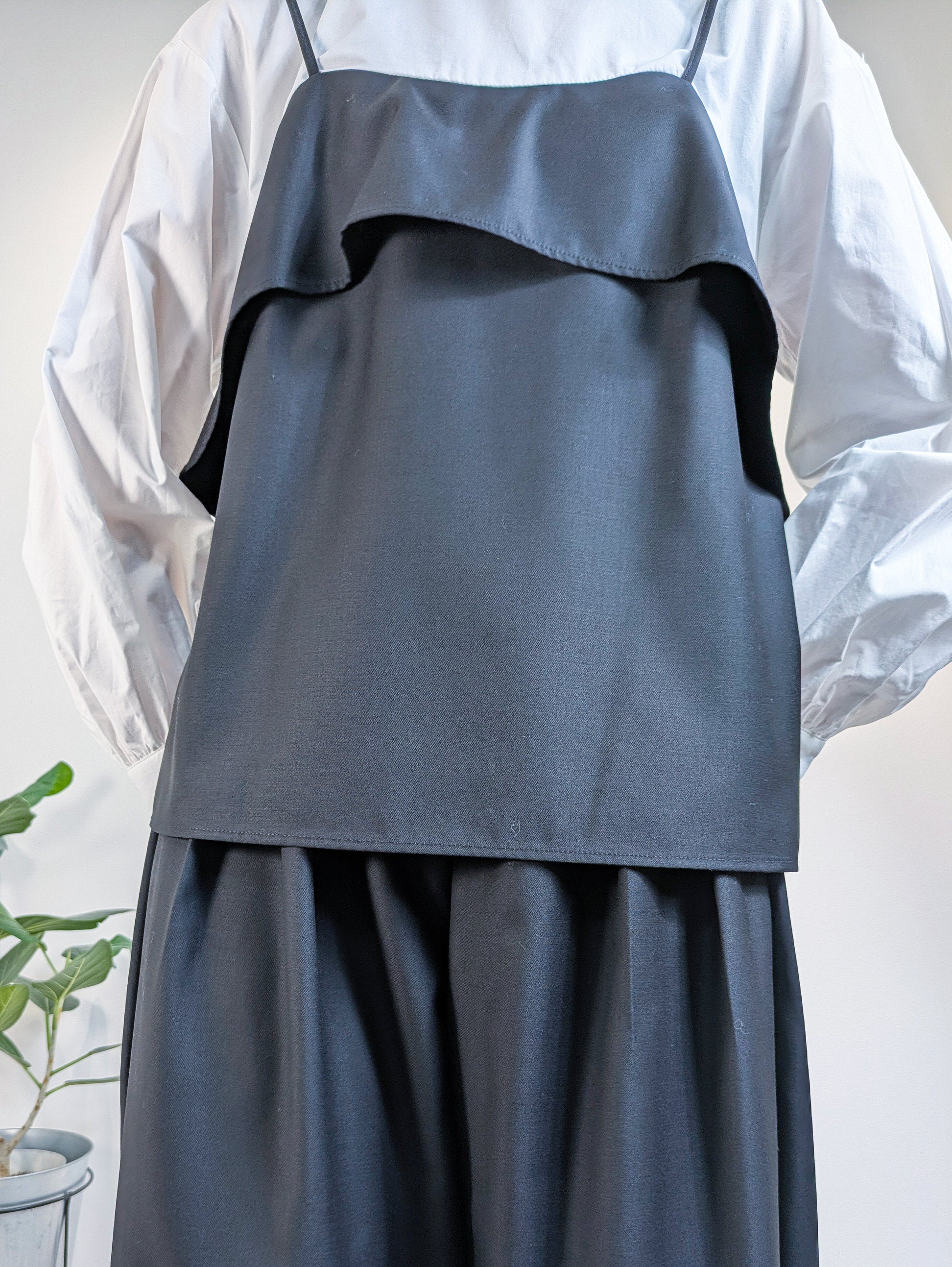 ビスチェドッキングブラウス