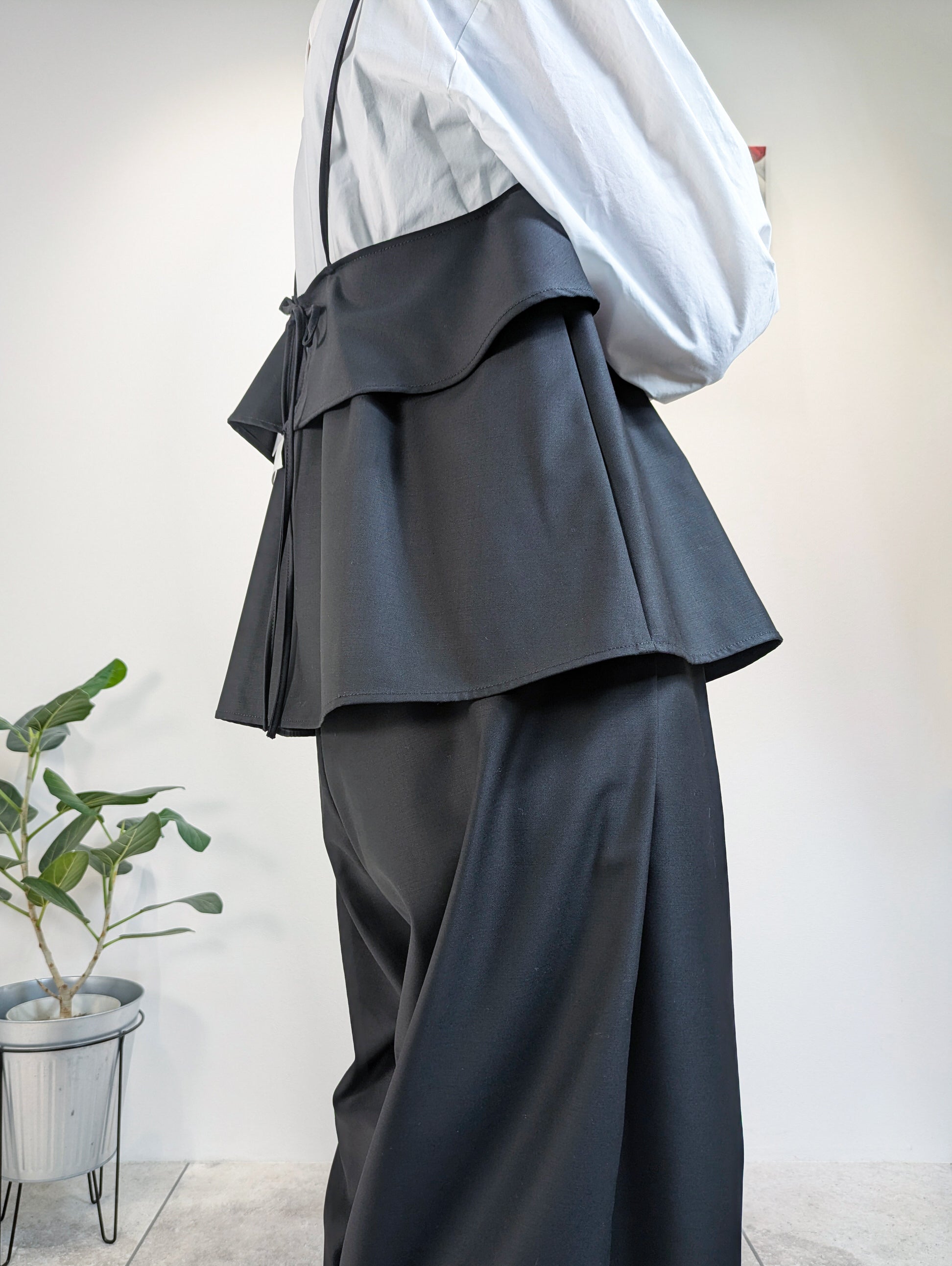 ビスチェドッキングブラウス