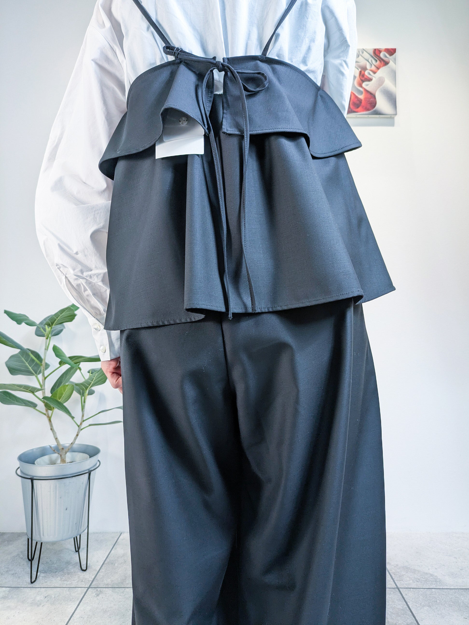 ビスチェドッキングブラウス