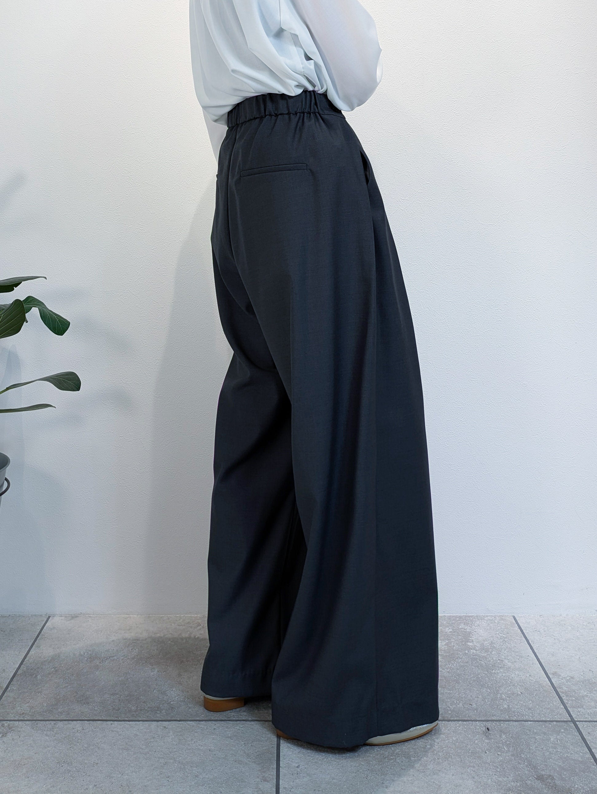 3タックワイドパンツ