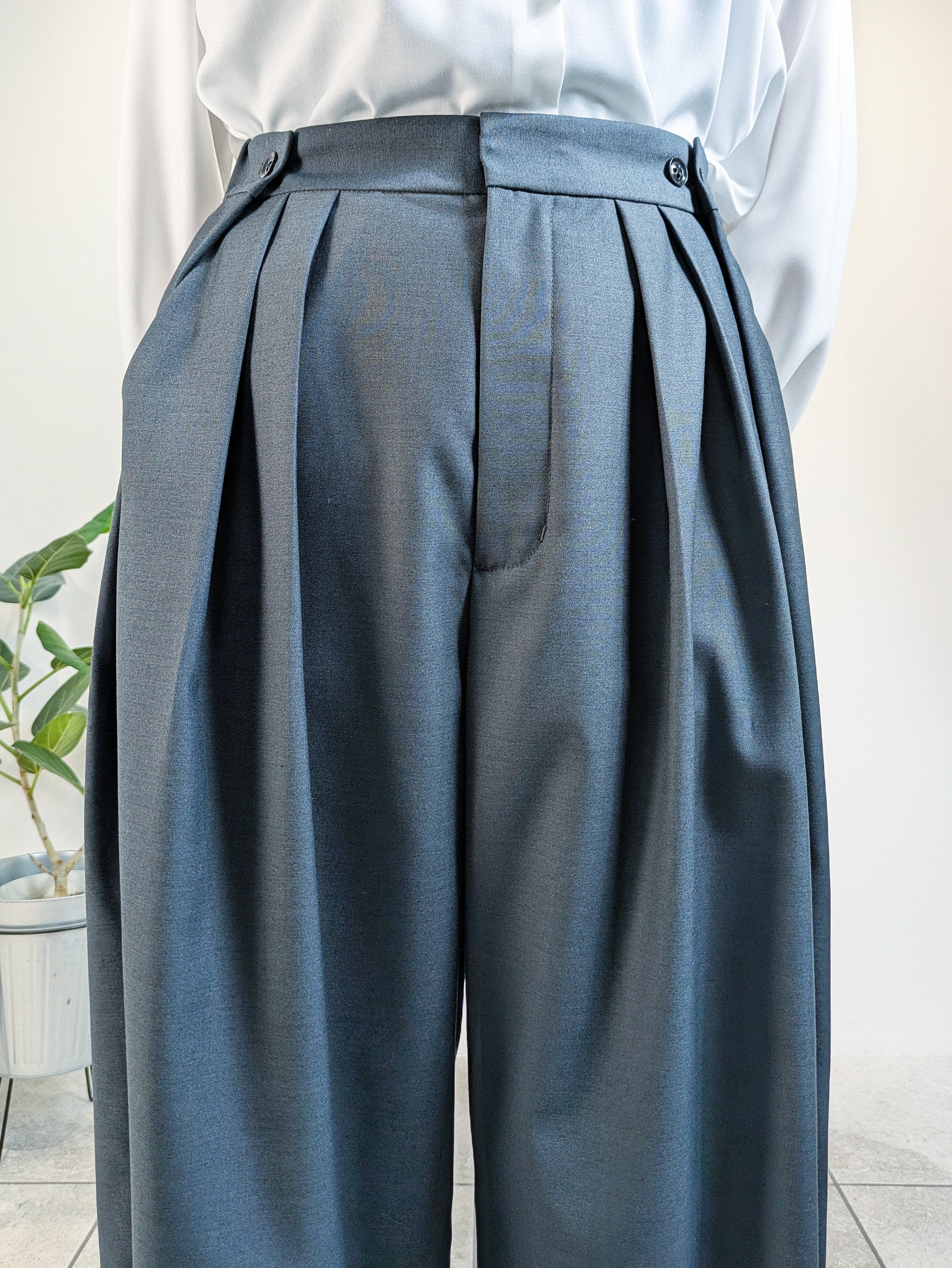 3タックワイドパンツ