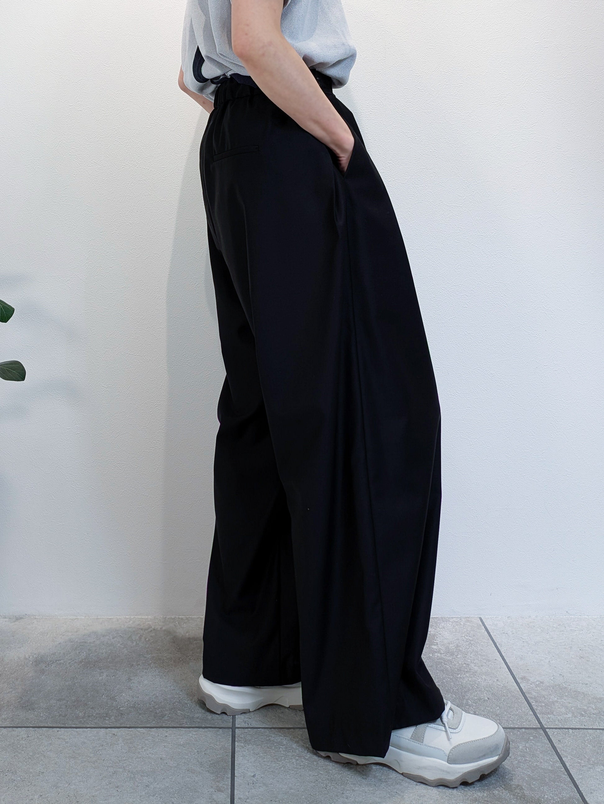 3タックワイドパンツ