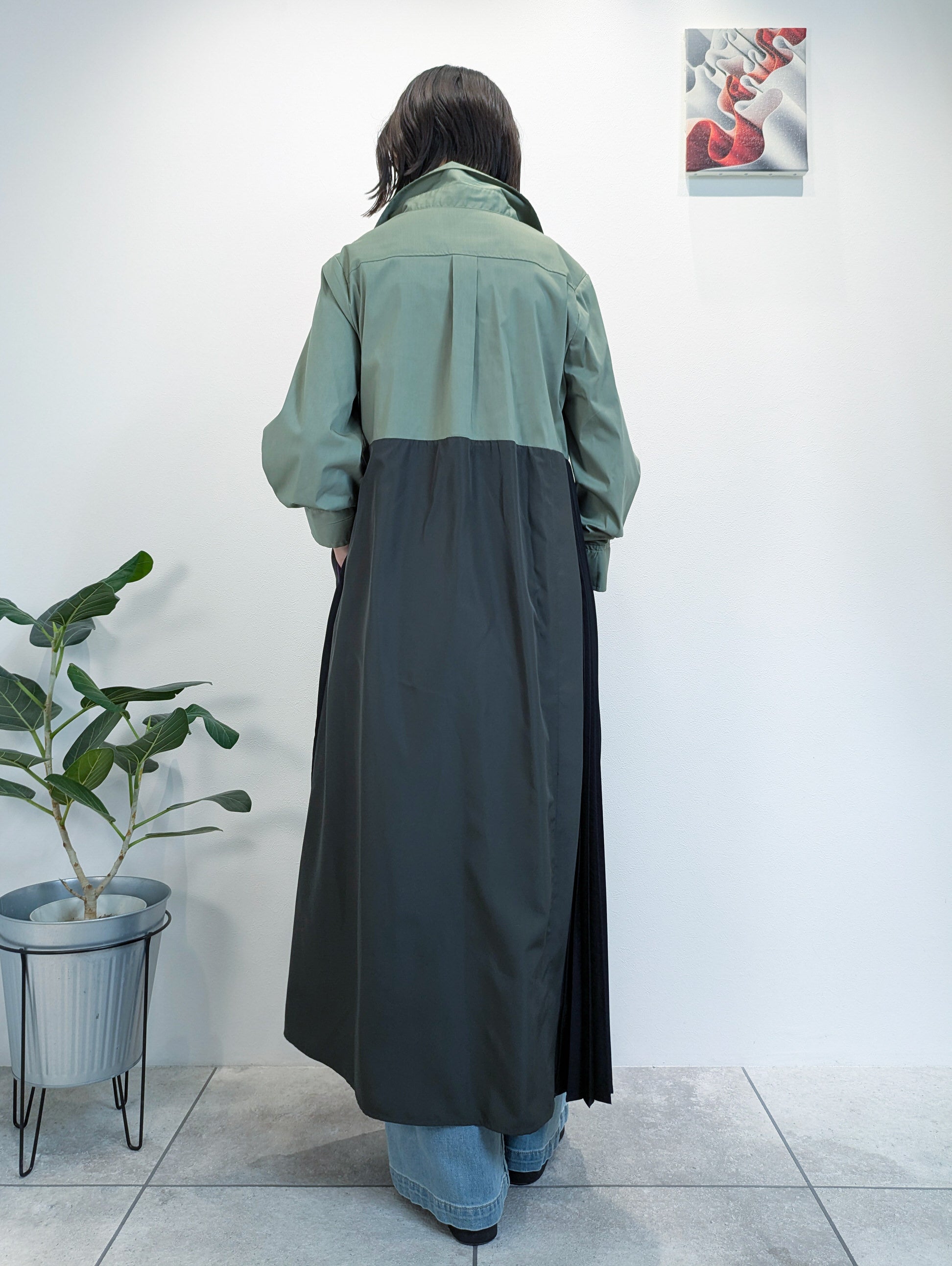 2wayシャツワンピース