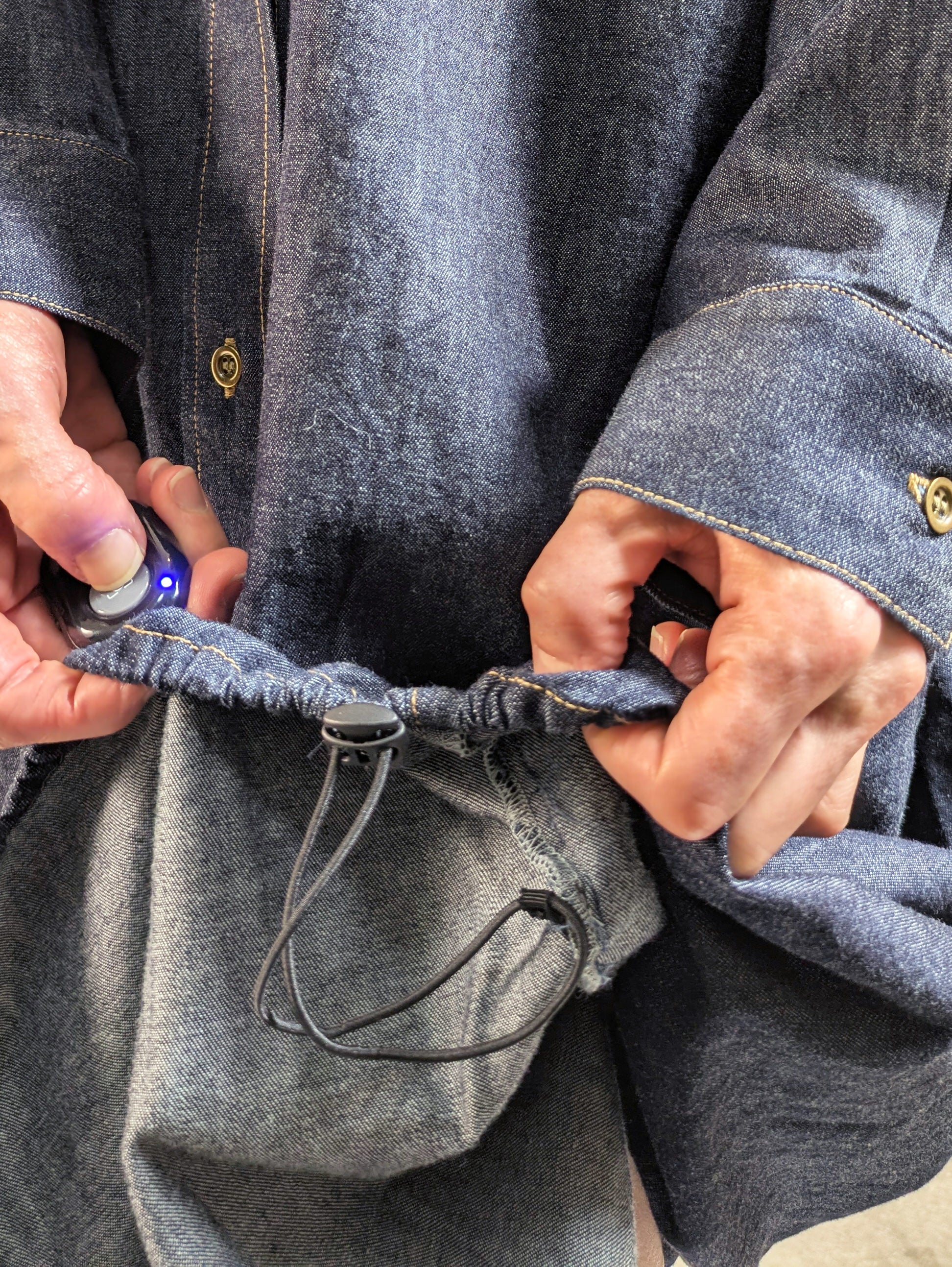 デニムシャツワンピース