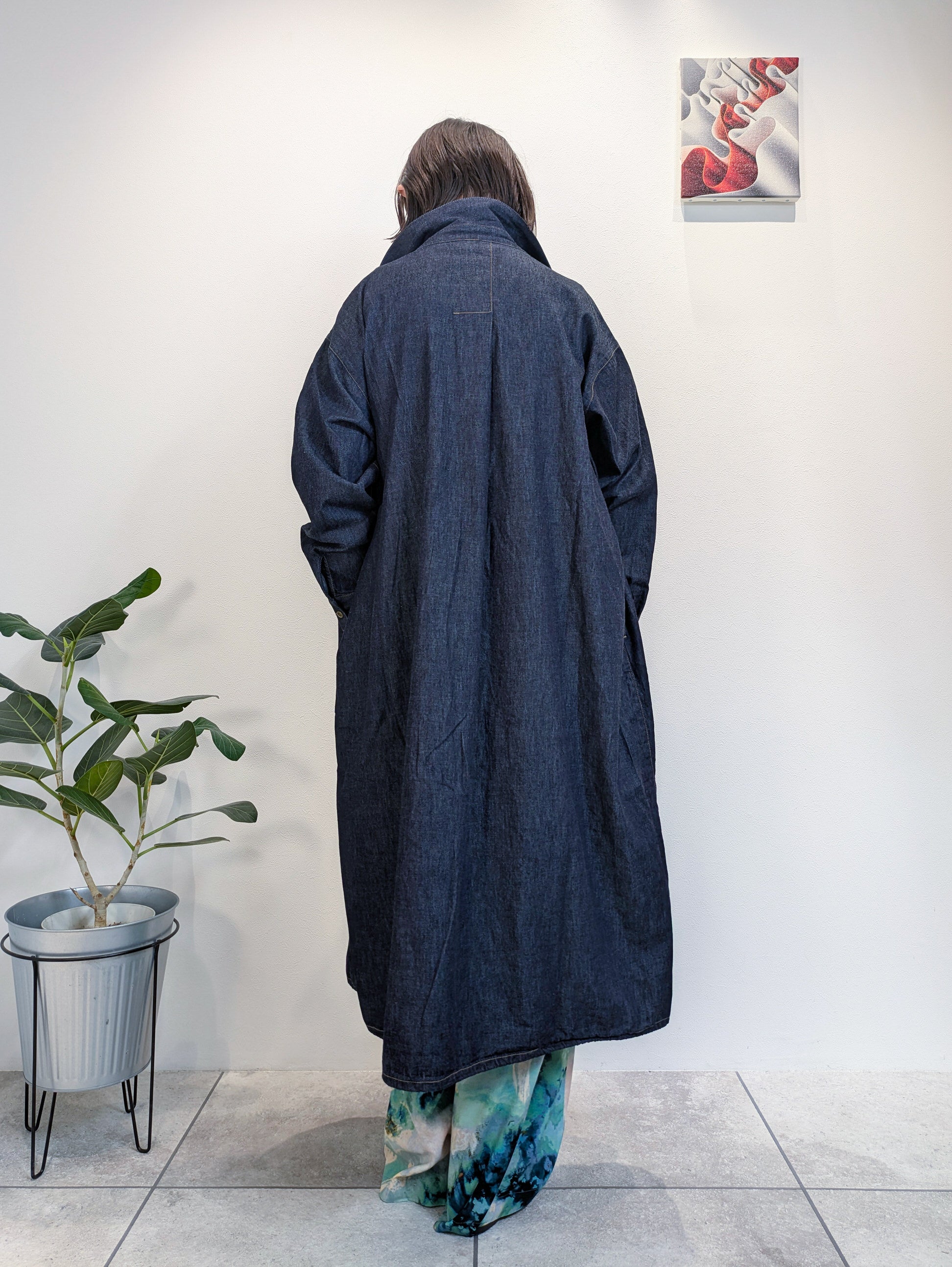 デニムシャツワンピース