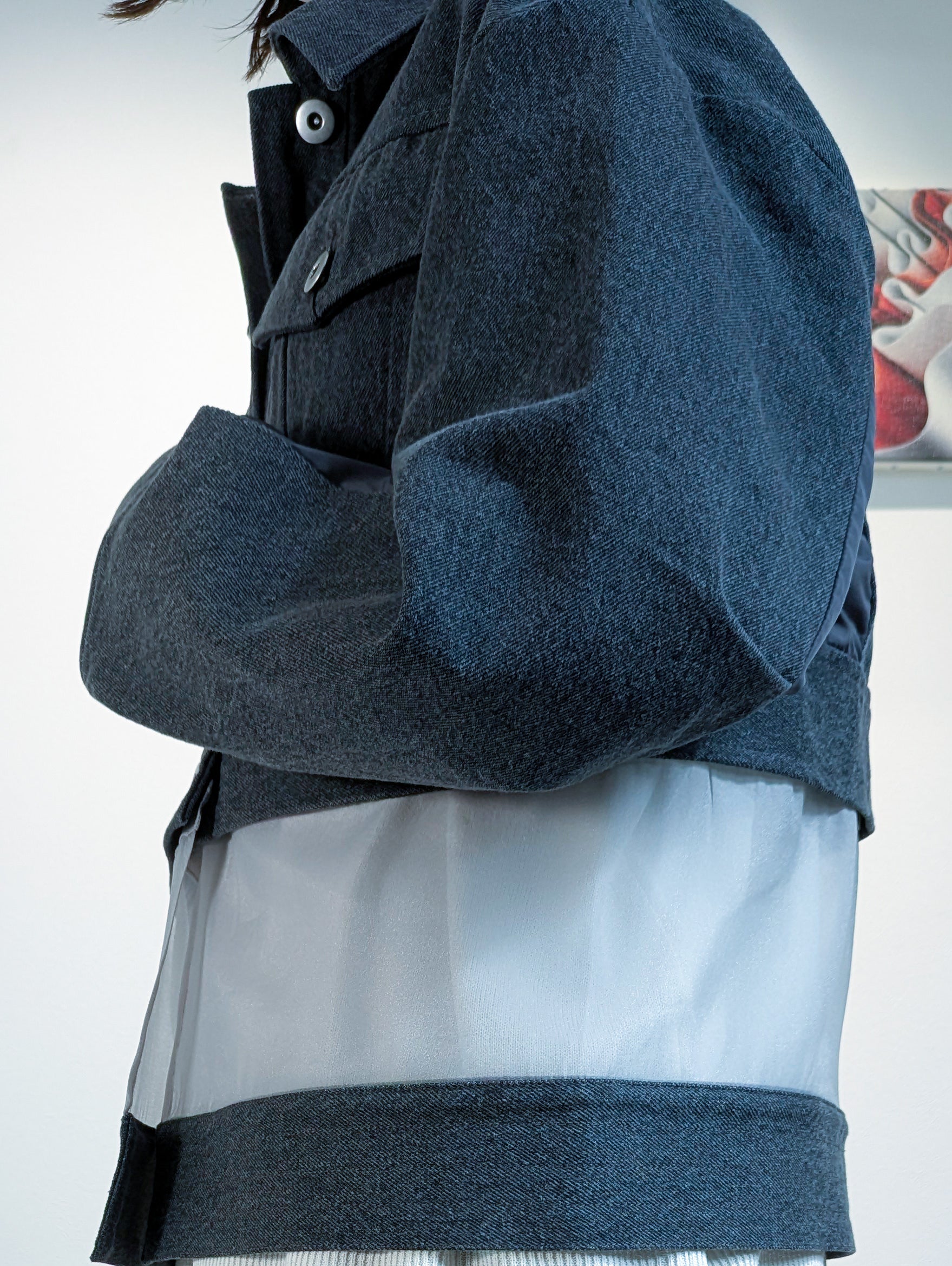 2wayデニムジャケット