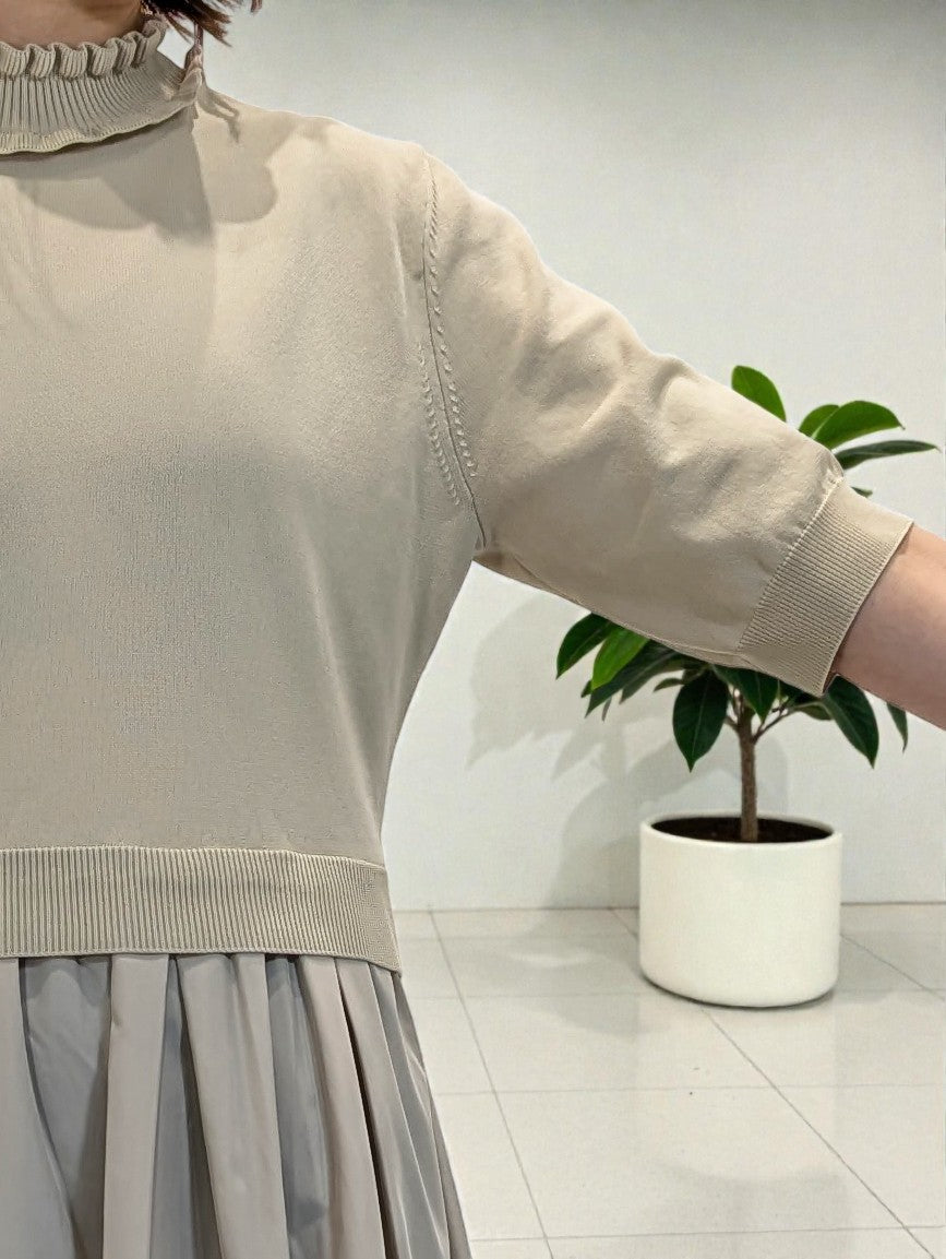 5部袖なので一枚でも着用可能