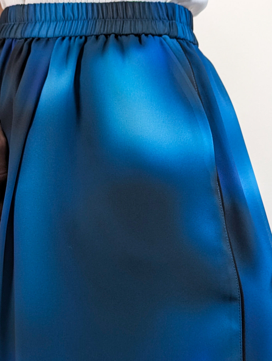 gradient print pants