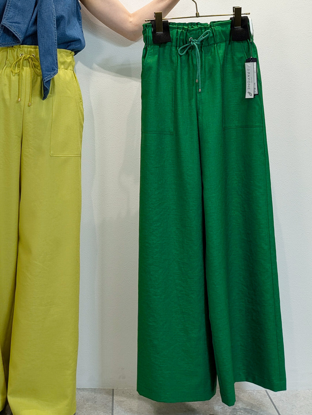 左：#30 yellow　右：#50 green