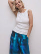 gradient print pants