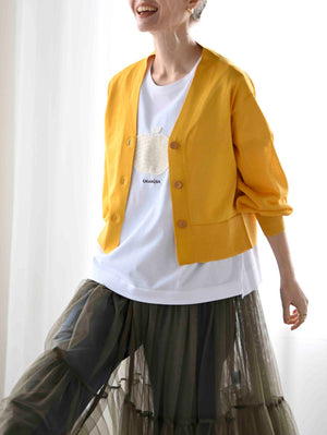 Tulle long vest