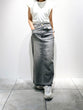 gray denim skirt