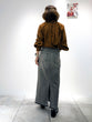 gray denim skirt