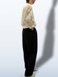 Tulle lace blouson