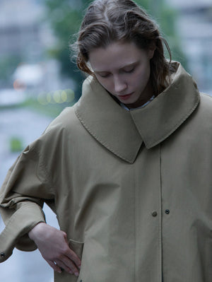 Big Collar Mod Coat