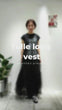 Tulle long vest