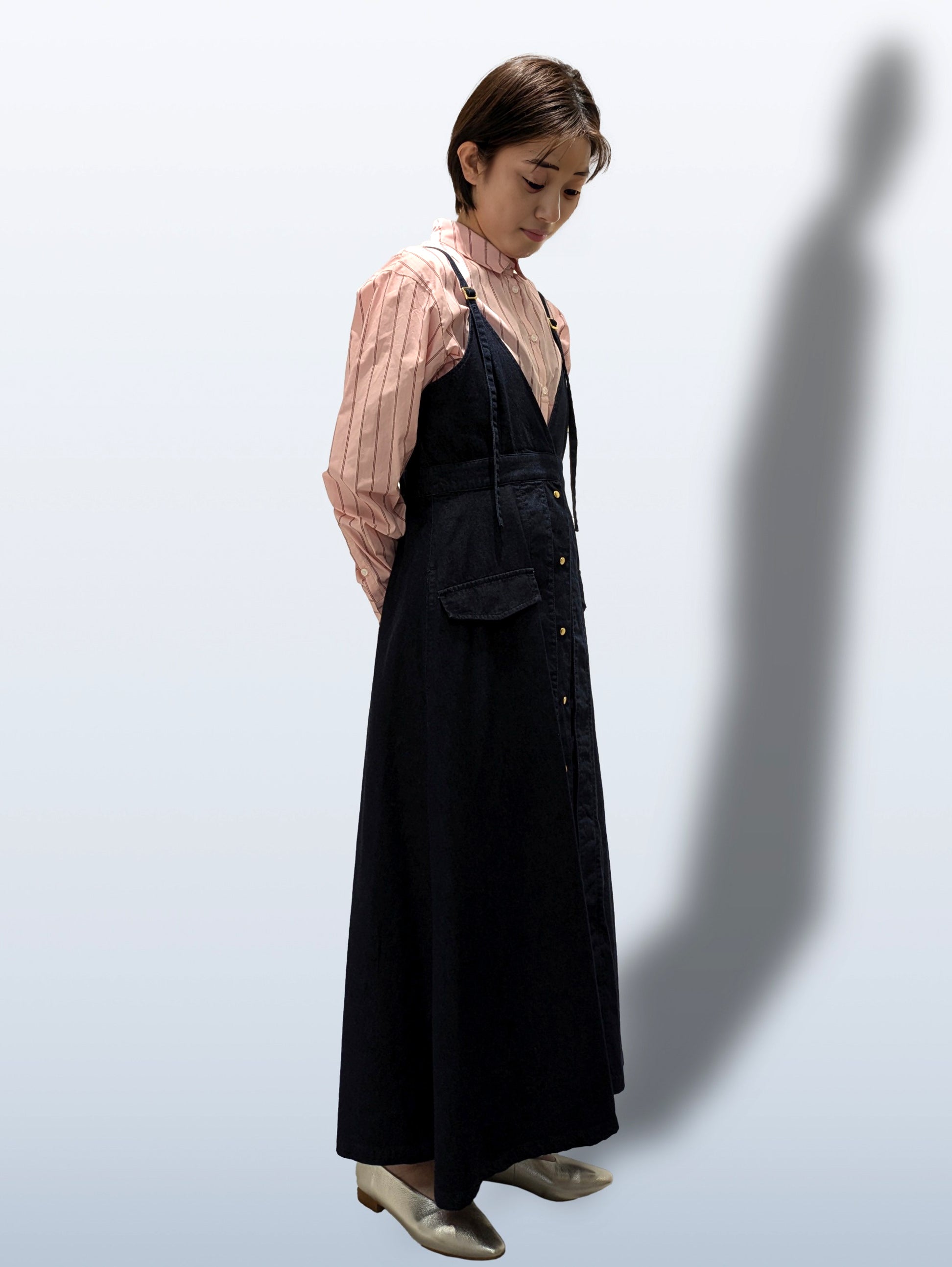 Denim camisole dress